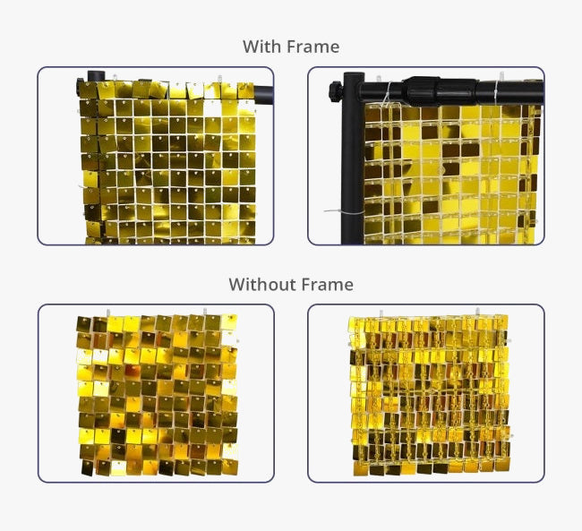 Shimmer Panel Gold-Silver-Rose Gold