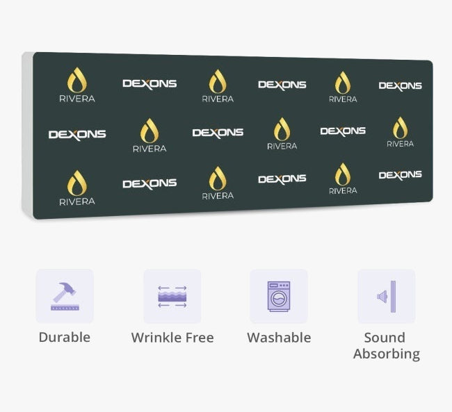 Step and Repeat Wall Box Fabric Display