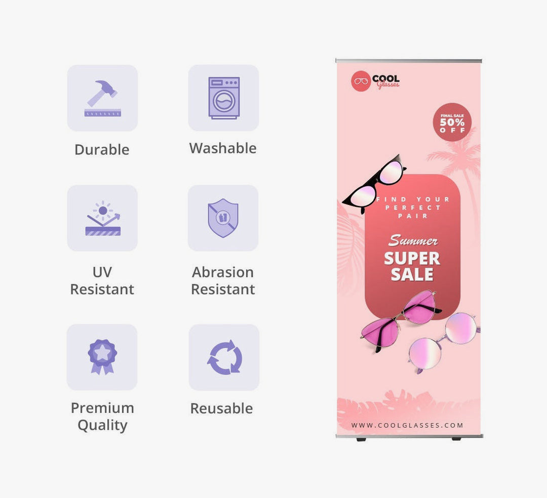 LT Banner Stands 760 mm x 1830 mm