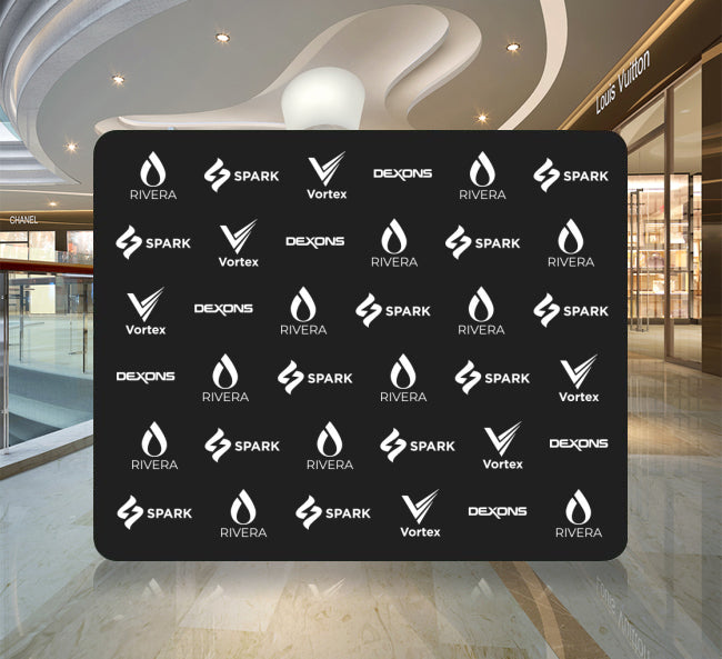 Step and Repeat Wall Box Fabric Display