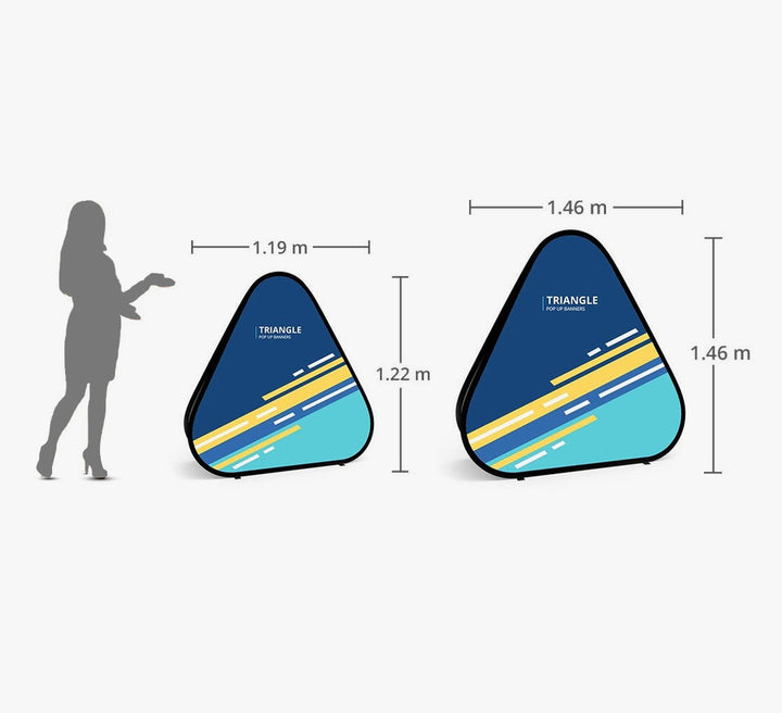 Triangle Pop Up Banners