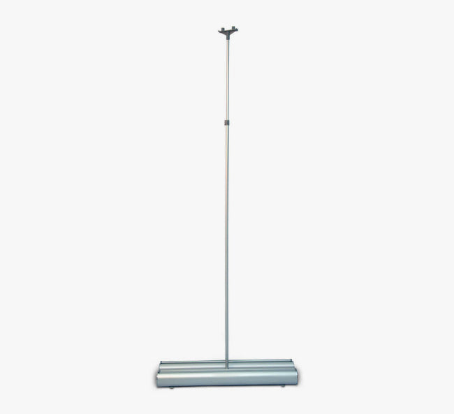 Deluxe Wide Base Double-Screen Roll Up Banner Stands