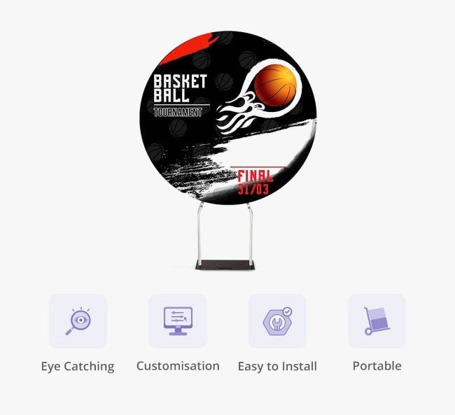 Round Shaped Media Wall
